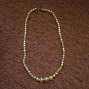 J Brand Classic White Pearl Necklace